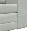 vidaXL Folding Sofa Bed Light Grey 98 x 71 x 83 cm Velvet