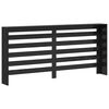 vidaXL Radiator Cover Black Oak 175 x 20 x 82 cm Engineered Wood