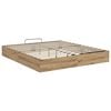 vidaXL Ottoman Bed Frame Artisian Oak 203 x 180 x 25 cm Chipboard