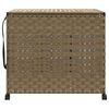 vidaXL Laundry Basket with Wheels 66x35x60 cm Rattan