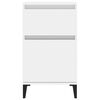 vidaXL Bedside Cabinets 2 pcs High Gloss White 40x35x70 cm