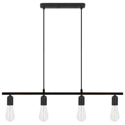 vidaXL Ceiling Lamp Black 80 cm E27
