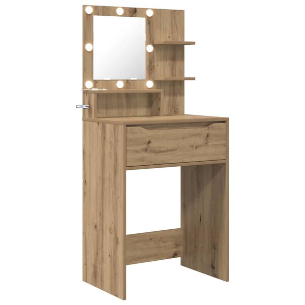 vidaXL Bedroom Dressing Tables Artisan Oak 80 x 39.6 x 135 cm