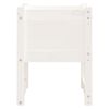 vidaXL Planters 2 pcs White 40x40x52.5 cm Solid Wood Pine