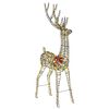 vidaXL 3D Christmas Reindeer LOVIISA 250 LEDs Warm White