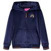 vidaXL Kids' Hooded Jacket Navy 104
