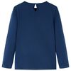 Kids' T-shirt with Long Sleeves Navy Blue 92