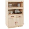 vidaXL Highboard 67x40x108.5 cm Solid Wood Pine