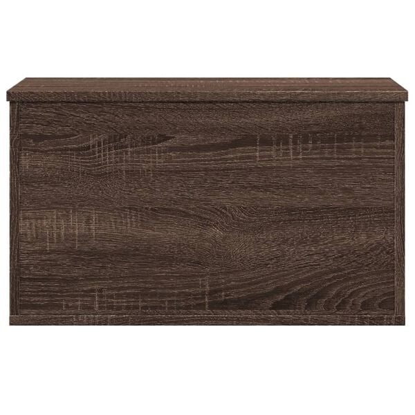 vidaXL Storage Box Brown Oak 60x35x35 cm Engineered Wood