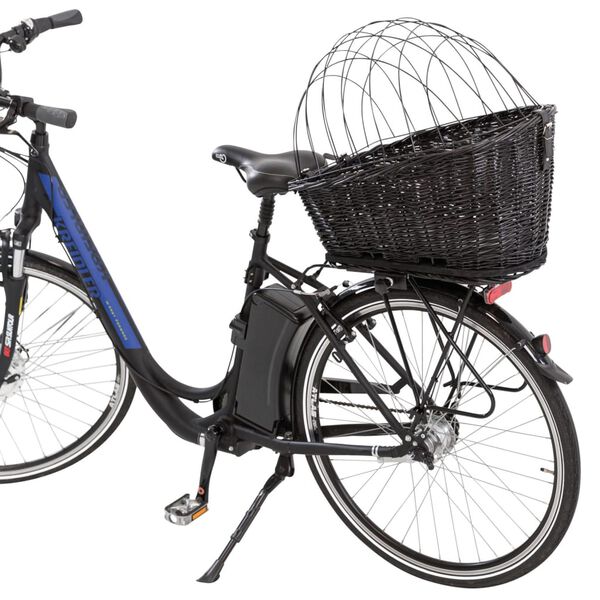 TRIXIE Rear Bicycle Basket for Pet 35x49x55 cm Black