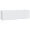 vidaXL Wall-mounted TV Cabinet White Engineered Wood