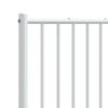 vidaXL Metal Headboard White 150 cm