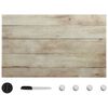 vidaXL Wall Mounted Magnetic Board Glass 100x60 cm