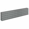 vidaXL Gabion Raised Bed Galvanised Steel 360x30x90 cm