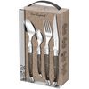 Lou Laguiole 24 Piece Cutlery Set Tradition Pepper