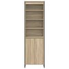 vidaXL Tall Cabinets 2 pcs Sonoma 60 x 36 x 200 cm Engineered Wood