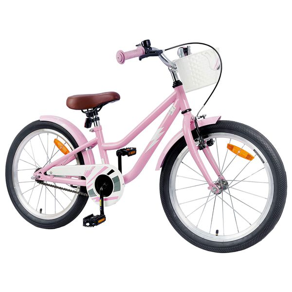 vidaXL Kids Bike 18'' for 5-7 Years Old Light Pink