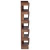 vidaXL Rack Brown 24 x 14 x 80 cm Solid Mahogany Wood