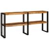 vidaXL Console Table Brown 160 x 33 x 75 cm Solid mango wood