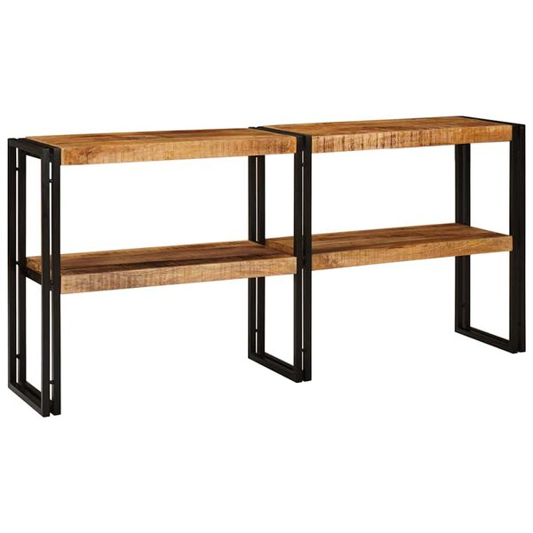 vidaXL Console Table Brown 160 x 33 x 75 cm Solid mango wood