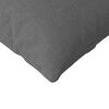 vidaXL Sofa Pillows 2 pcs Dark Grey 120 x 40 cm Fabric