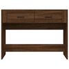 vidaXL Console Table Brown Oak 100x39x75 cm Engineered Wood