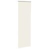 vidaXL Roller Blind Blackout Off White 70x230 cm Fabric Width 65.7 cm Polyester