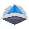 vidaXL Beach Tent Azure Blue Quick Release Waterproof