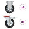 vidaXL 8 pcs Casters 160 mm