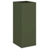 vidaXL Planter Olive Green 32x29x75 cm Steel