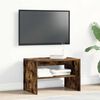 vidaXL TV Cabinet Smoked Oak 60x40x40 cm Engineered Wood