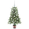 vidaXL Christmas Tree with 150 LEDs with Stand Green 90 cm PE