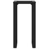 vidaXL Dining Table Legs O-Frame 40x40x73 cm Steel