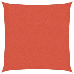 vidaXL Sunshade Sail 160 g/m&sup2; Square Terracotta 2.5x2.5 m HDPE
