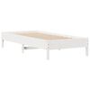 vidaXL Bookcase Bed without Mattress White 90x200cm Solid Wood Pine