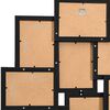vidaXL Collage Photo Frame for 10x(13x18 cm) Picture Black MDF