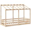 vidaXL Kids' Bed with Roof 90x190 cm Solid Wood Pine