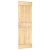 vidaXL Sliding Door with Hardware Set 70x210 cm Solid Wood Pine