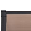 vidaXL Door Canopy Black 239x90 cm Polycarbonate