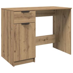 vidaXL Desk Artisan Oak 100x50x75 cm Engineered Wood
