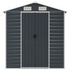 vidaXL Garden Shed Anthracite 191x555x198 cm Galvanised Steel