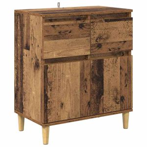 vidaXL Sideboard with Drawer Old Wood 60 x 35 x 70 cm Engineered Wood