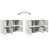 vidaXL Sideboard White 100.5x39x79 cm Steel