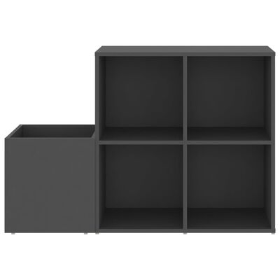 vidaXL Hall Shoe Cabinet Grey 105x35.5x70 cm Engineered Wood