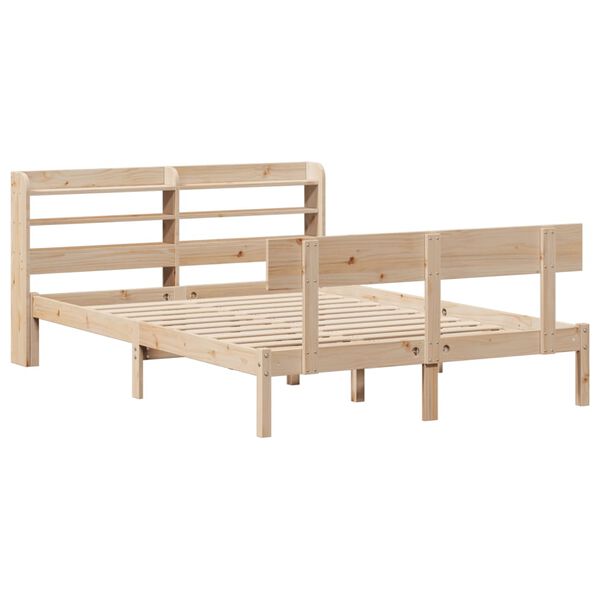 vidaXL Bed Frame without Mattress 120x200 cm Solid Wood Pine
