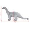 vidaXL Standing Plush Toy Brachiosaurus Dinosaur Grey XXL