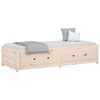 vidaXL Day Bed without Mattress 90x190 cm Single Single Solid Wood Pine