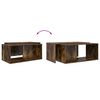 vidaXL Coffee Table Set 2 pcs Smoked Oak Engineered Wood