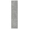 vidaXL Apothecary Cabinet Concrete Grey 40x41x174.5 cm Engineered Wood