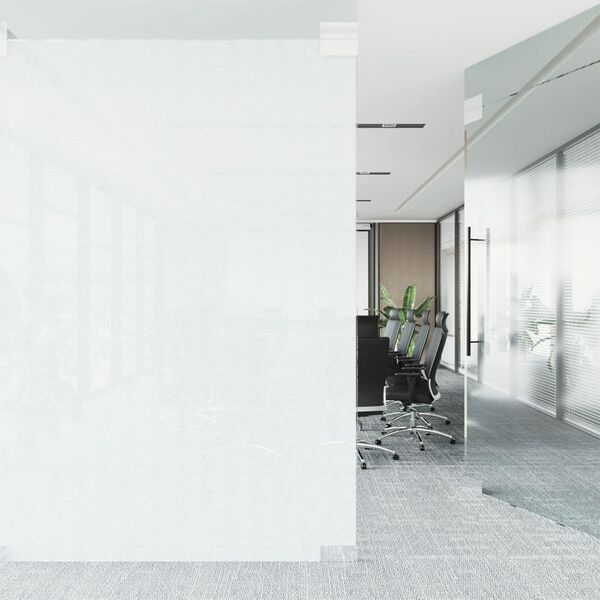 vidaXL Window Film Static Frosted White 60x1000 cm PVC